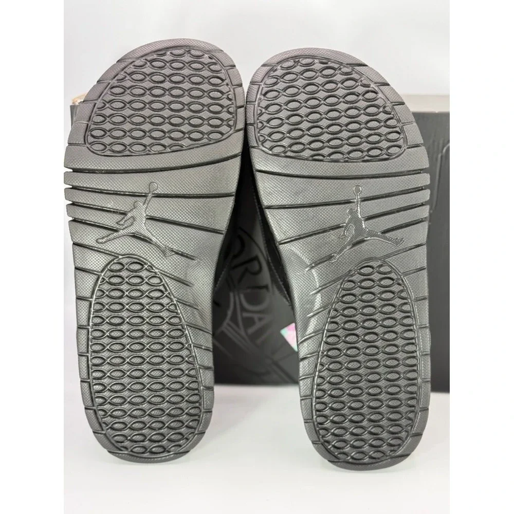 Jordan Hydro 11 Retro Gamma Blue Black Gold Slides FN2452-047 Mens Size 12